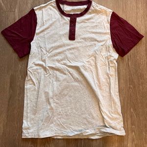 Old Navy Quarter Button Tee Shirt